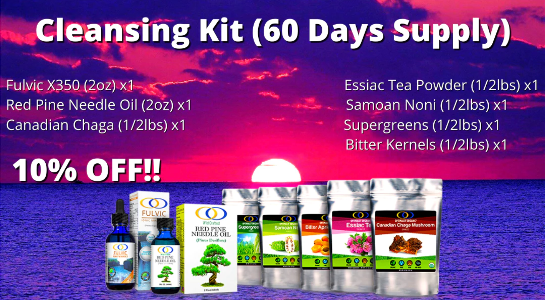 Cleansing Kit # 1 - 60 Day Supply - 10% Off!!!