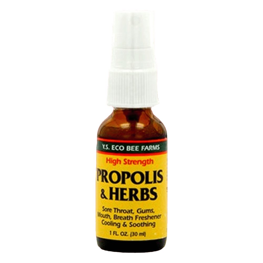 Y.S. Eco Bee Farms Propolis & Herbs Tincture Spray - Optimally Organic