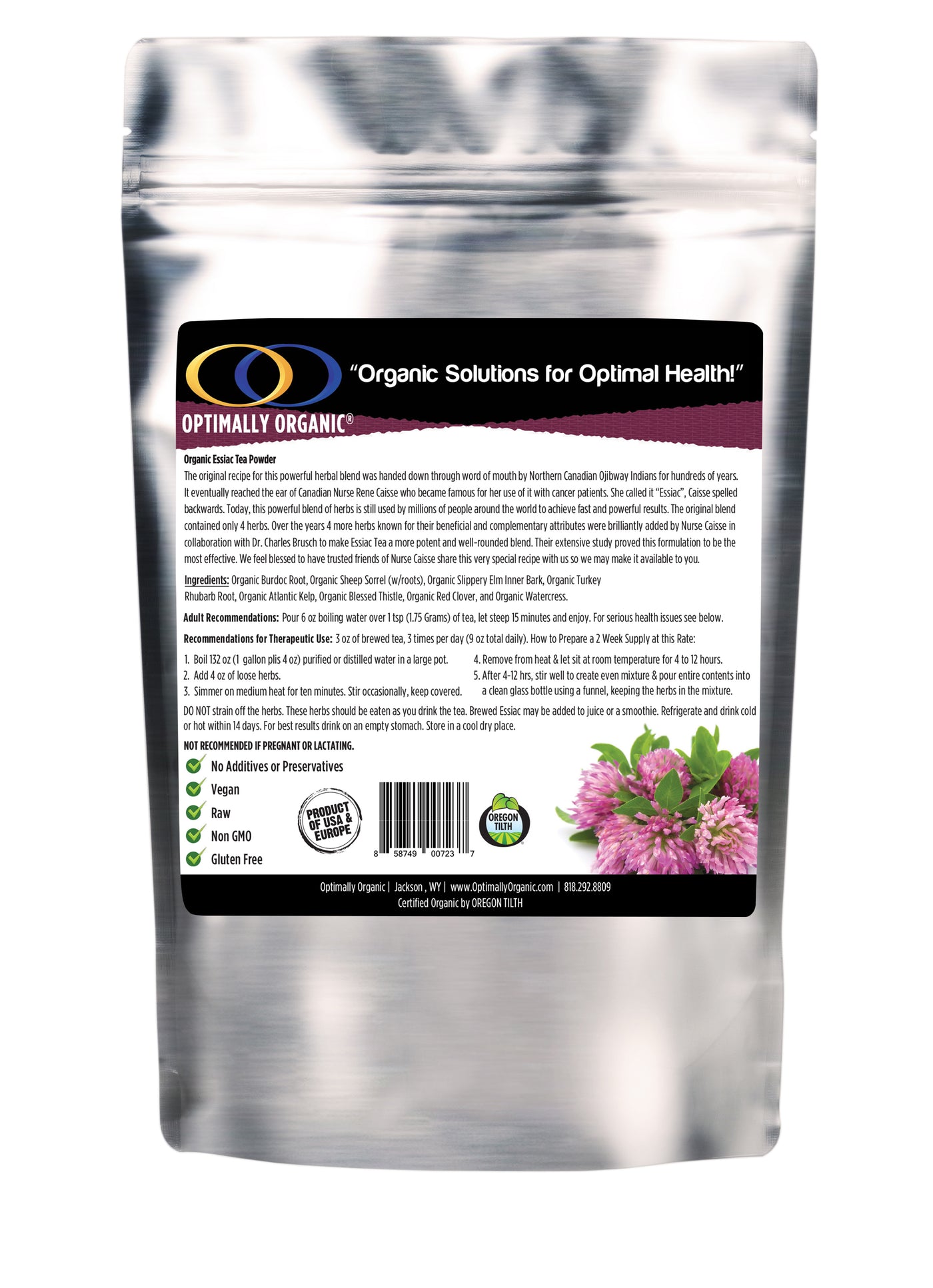 Essiac Tea (Powder, 1/2 lb) - Optimally Organic