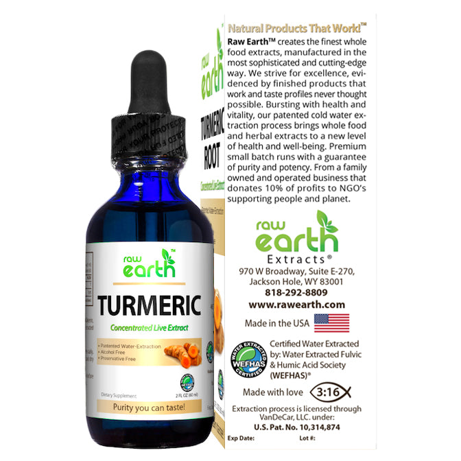 Turmeric Earth Raw Earth Turmeric Root Extract – Optimally Organic
