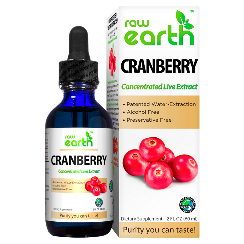 Raw Earth Cranberry Extract 2 Oz - Optimally Organic