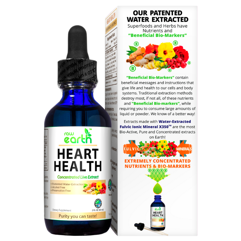 Raw Earth Heart Health Extract 2oz - Optimally Organic