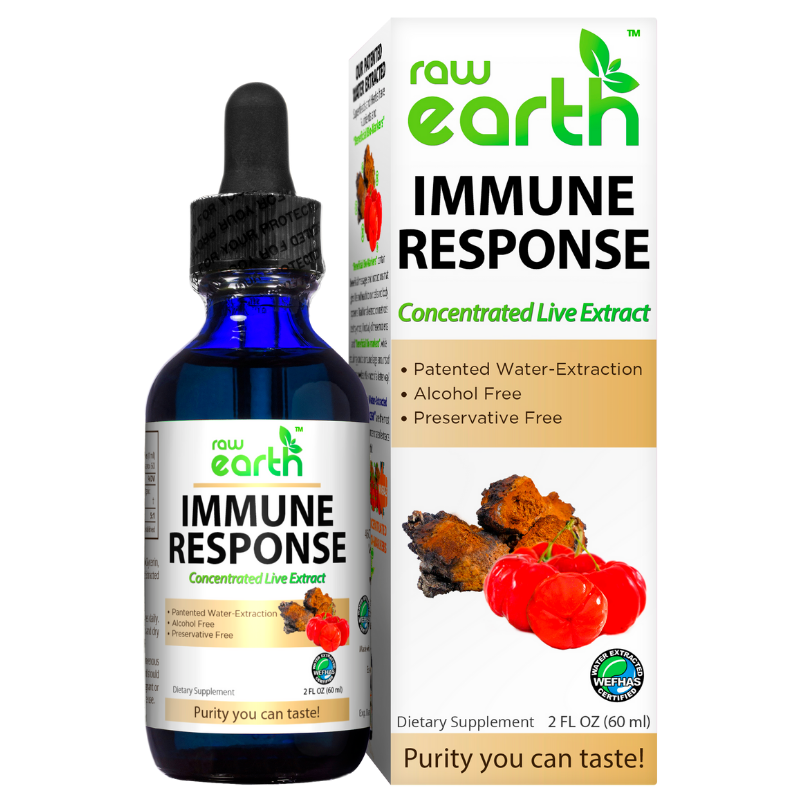 Raw Earth Immune Response Extract 2oz - Optimally Organic