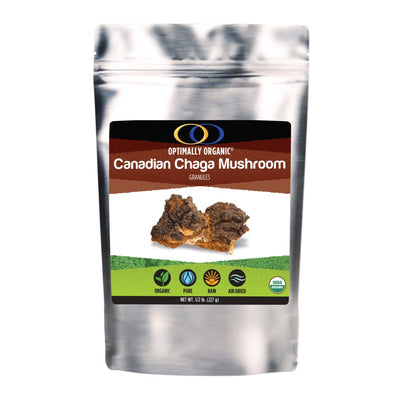 Chaga Mushroom - Loose Tea Bag Cut (Canadian, 1/2 lb) - Optimally Organic